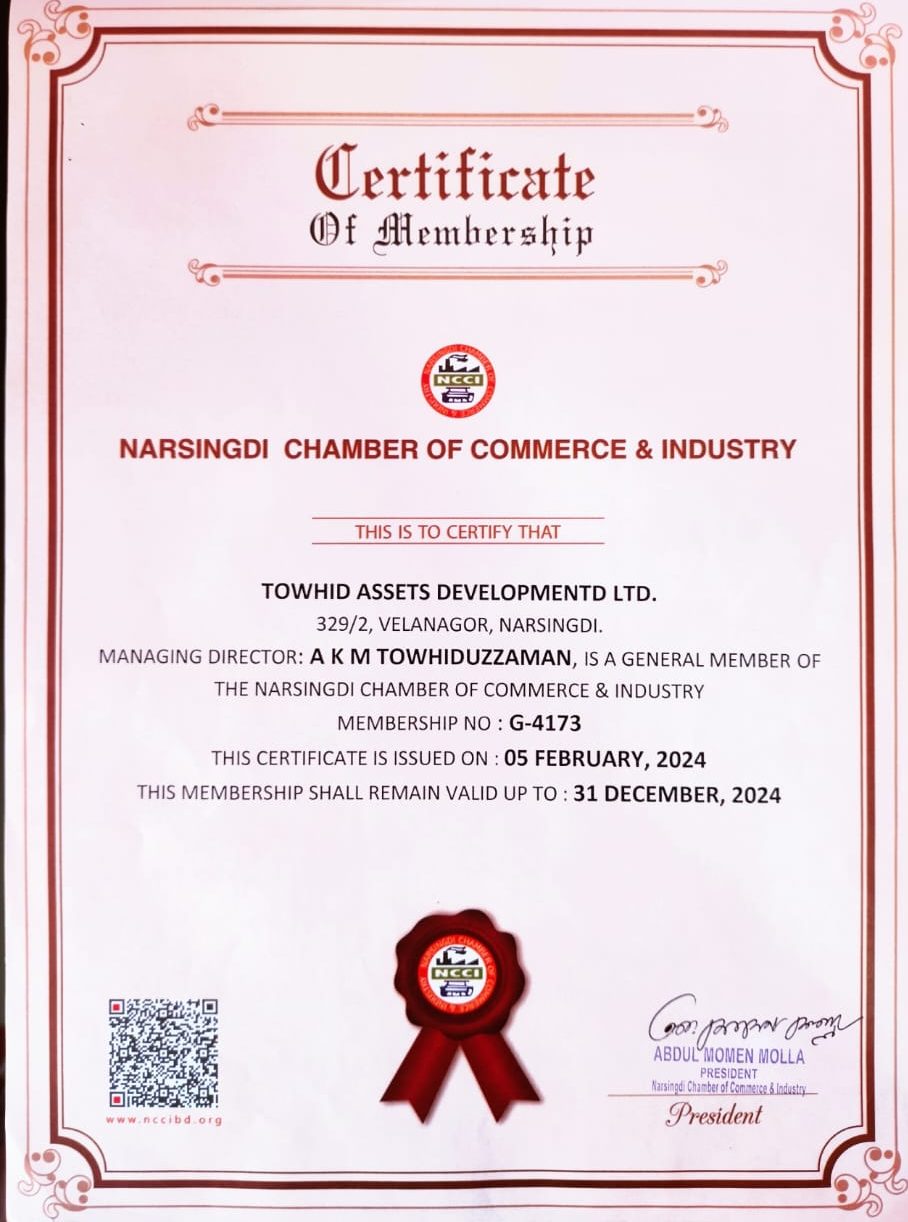 Certificate of Membership